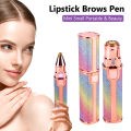 Electric Hair Remover Trimmer For Women，Rechargeable 2 in 1 Flawless Facial Razor. 
