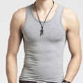 YC vest men's cotton inner wear tide hurdle sports slim men's spring and autumn summer base black and white.