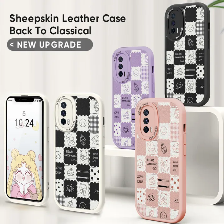 FINDWORLD%20for%20iPhone%206%20Plus/6S%20Plus%20Cartoon%20Cute%20Bears%20Lambskin%20Texture%20Soft%20Silicone%20PU%20Leather%20Back%20Cover%20Phone%20Case%20-%20Image%204