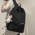 Weiyupai Backpack Simple Large Capacity Travel Backpack Female Casual Japanese Junior High School Student High School and College Student Schoolbag. 