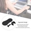 Attachable Armrest Pad Desk Computer Table Arm Mouse Bracket Wrist Support Frame 180° Rotating Wrist Mouse Pad Desktop Pad. 
