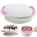 Cake Decorating Turntable,28CM Plastic Cake Decorating Revolving Turntable..