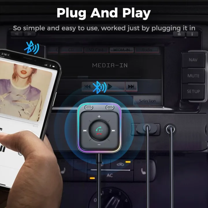 Joyroom%20Bluetooth%205.3%20Car%20Adapter%20Enhanced%20Dual%20Mic%20ENC%20Noise%20Canceling%203.5mm%20AUX%20Adapter%20Bluetooth%20Wireless%20Receiver%20-%20Image%203