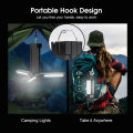 Auoyo Camping Light Work Light Flashlight Portable Adjustable Repair Light USB Rechargeable Warning Light Magnetic Work Light Camping Lantern with Hook for Car Repair Outdoor Home Camping Emergency.