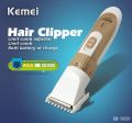 Kemei Rechargeable Hair Clipper and Trimmer Km 9020   Gold and White. 