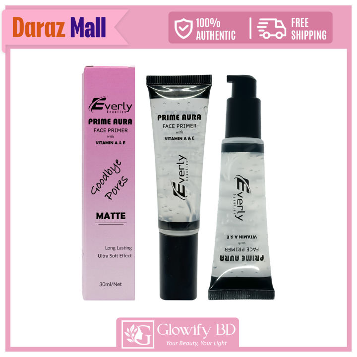 Everly Beauties Prime Aura Face Primer With Vitamin A & E