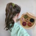 Non-Metallic Acrylic Hair Accessories Swan Suede Bird's Nest Lounger Hair Device High Ponytail Bun Artifact Hair Ring. 