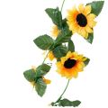 Artificial Sun-Kissed Sunflower Decorative Vine Decoration.