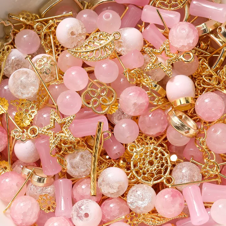 St.kunkka%2030g%20Mixed%20Round%20Glass%20Beads%20Slub%20Beads%20With%20Metal%20Accessories%20For%20DIY%20Bracelets%20Necklaces%20Jewelry%20Jewelry%20Accessories%20Making%20-%20Image%205