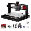 KOGEEK 5500mw Upgrade Version CNC 3018 Pro GRBL Control DIY Mini CNC Machine 3 Axis Pcb Milling Machine Wood Rou-ter Engraver with Offline Controller with ER11 and 5mm Extension Rod Working Area 300*180x40mm.