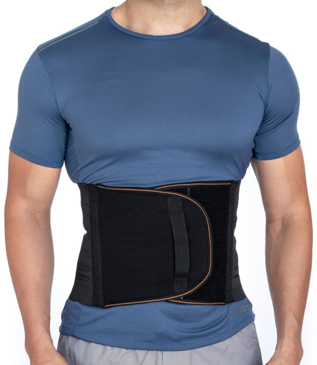 Abdominal Belt 9 Inch, Ideal for Lower Back Pain Relief, Slimming Waist, Post Delivery for Tummy Reduction, Breathable Material For Men & Women