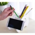 Elephant Wood Pen Holder Desk Organizer Storage Box Phone Stand Desk Table Pencil Holder - Pencil Bag - pencil bag. 