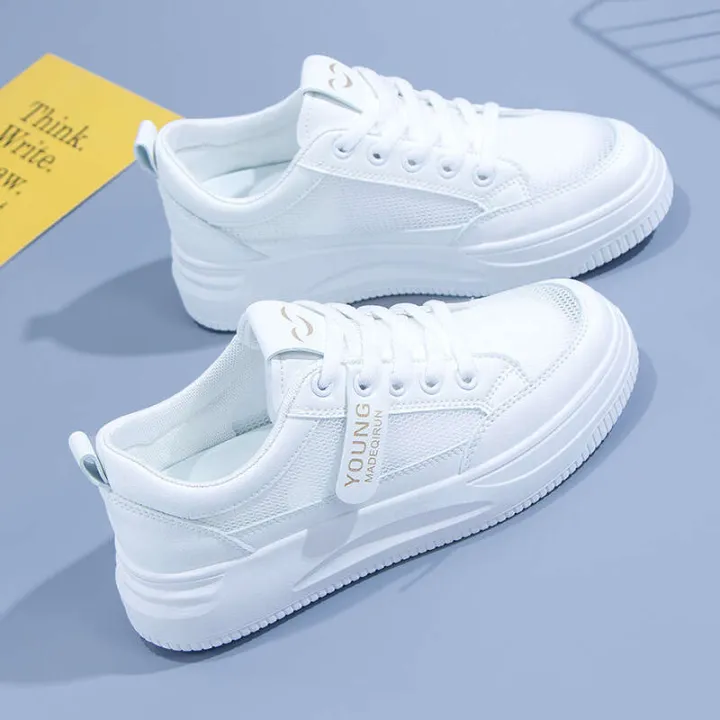 Little%20White%202024%20Summer%20New%20Breathable%20Thin%20Women's%20Versatile%20Student%20Flat%20Bottom%20Sports%20and%20Casual%20Mesh%20Shoes%20-%20Image%202