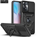 Phone case OPPO Reno 11F Back cover adsorb Car Holder Shockproof Camera Protection Back Cover OPPO Reno 11F case.
