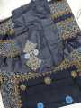 Occasional Dress/Couple Set/Matching Dress/Traditionally Dress/Sari And Panjabi- Block Print Saree & Panjabi - Sharee For Women.