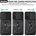 Phone Case Infinix Hot 11S NFC Back Cover Hard Armor Shockproof Camera Protection Handphone Casing for Infinix Hot11S NFC Cover Cases Car Magnetic Navigation Holder Ring Cover. 