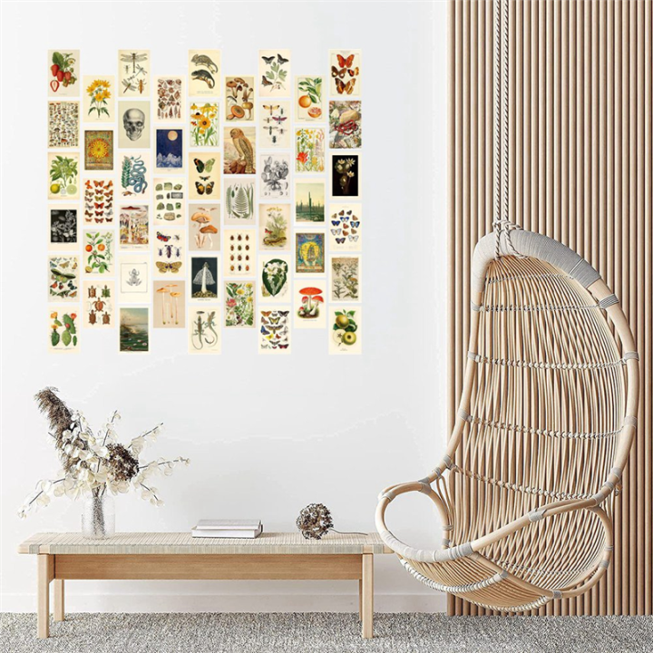 Vintage%20Aesthetic%20Wall%20Collage%20Kit%20-%2050%20Mini%20Botanical%20Collage%20Art%20Posters%20(4X6Inch),%20for%20Photo%20Wall%20-%20Image%203