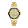 BS New Hot Selling Multi functional Steel Black Rose Women's Watch B0902.