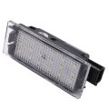 4Pcs Car LED Number License Plate Light for Renault Megane 2 Clio Laguna 2 Megane 3 Twingo Master Vel Satis. 