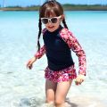 Cheap Swimsuit Girls Two-pieces Fashion Swimsuit For Girls Summer Beach Wear Children Bathing Suit Baby Biquini Swimming Suit.