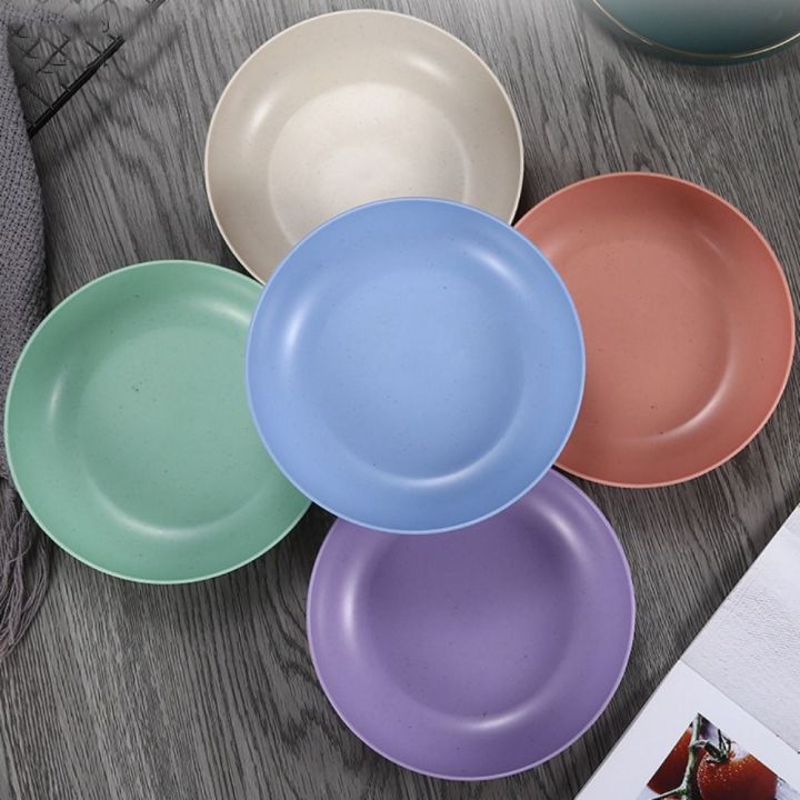 Multifunctional%20Wheat%20Straw%20Plates%20Round%20Dinner%20Dish%20Microwave%20Safe%20Snack%20Fruit%20Dish%20Desktop%20Garbage%20Kitchen%20Supplies%20-%20Image%202