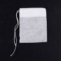 100 Pcs Disposable Empty Tea Bag String Heat Seal Filter Paper.