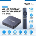 TX20 Pro 12K ULTRA HD Android Smart TV Box  Free Dish Channel, Bluetooth Remote with Warranty. 