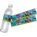 24pcs Paw Patrol Theme Water Bottle Stickers Labels Baptism Baby Shower Birthday Decor Supplies Dogs Party Water Bottle Wrappers. 