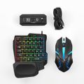 5-in-1 RGB Gaming Keyboard and Mouse Converter Combo with Bluetooth 5.0 for Android/iOS/PC. 