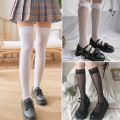 Women Girls Thigh High Over Knee Socks Lace Fishnet Stockings Nylon Long Socks Hosiery Solid Fashion High Quality Stockings. 
