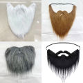 1PC Funny Festival Christmas Supplies Prom Props Unisex Fancy Fake Beard Halloween Costume Party Facial Hair Moustache Wig. 