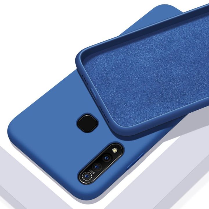 For Vivo Y19 Liquid Silicone Shockproof Soft Case for Vivo Y19 Back Cover Case