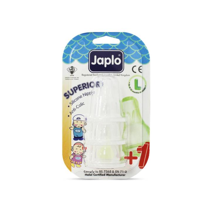 Komforter Silicone & Anti-Colicteat Nipple Combo(M+S+L Size)