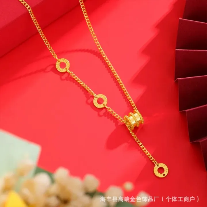 New%20Vietnamese%20sand%20gold%20small%20waist%20necklace%20for%20women,%20light%20luxury,%20high-end,%20Chinese%20style%20gold%20gift%20for%20girlfriend%20-%20Image%203