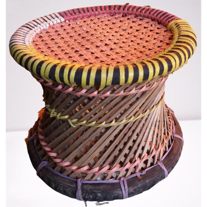 বাঁশের মোরা Cane And Craft Ledise Plastic (( Cane And Bamboo Mura ))