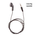 1Pc Earpiece 3.5mm Plug Single Side Headset Headphone Dual Channel Earphone for Laptop PC Headset Fengshi.