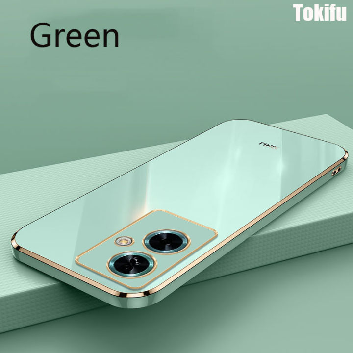 Tokifu For OnePlus Nord N30 SE Case Luxury 6D Plating Soft Back Cover Silicone Phone Cases With Stand