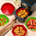 🔥Air Fryer Silicone Baking Tray-Blue-RED colour 2pcs.
