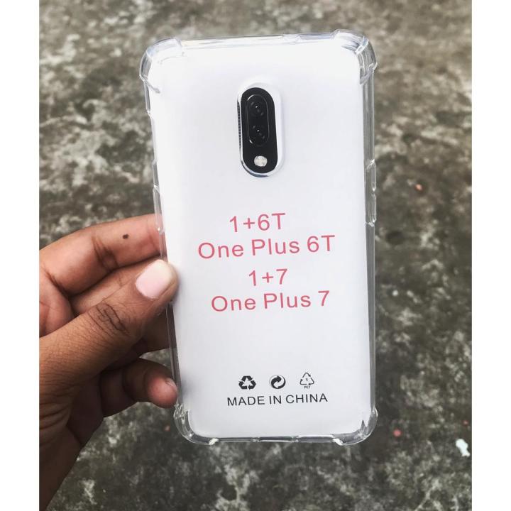 For OnePlus 7 / OnePlus 6T Case Slim Fit Soft Clear TPU Shockproof Shell Protective Cover For OnePlus 7 / OnePlus 6T Case Transparent