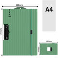 Transparent A4 Board Clip Practical Multifunctional Clipboard Writing Pad Clip Board for Office School Business meetings.