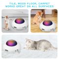 Smart UFO Interactive Cat Toy for Indoor Rotating Feather Electronic Cat Toy Smart Auto Shut-Off Random Moving USB Charging.