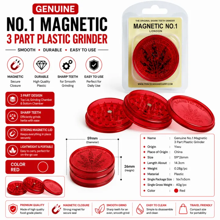 Genuine%20No.1%20Magnetic%203%20Part%2060mm%20Plastic%20Grinder-Tobacco%20Shark%20Teeth%20Storage%20Plastic%20Grinder%20Accessories.%20-%20Image%206