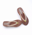 Girls weightless Boston heel sandal with premium quality stone lace.