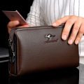 Combination Lock Clutch Business Men's Clutch Portable Large Capacity Wallet Wallet Male Clutch Bag. 