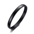 Black Stainless Steel Bangle Bracelet For Men - Bracelet.