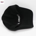 Black FLEXFIT LA Embroidery Logo Bon Cap For Men. 