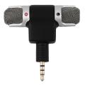 LALA High Performance 3.5mm Jack Portable Mini Mic Digital Stereo Microphone for Recorder Phone Sing Song Karaoke. 