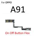 Oppo A93 A92 A91 A33 A31 A5A A9 2020 Power on / off Switch Button Side Volume Up Down Buttons Flex Cable Replacement Parts. 