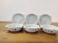 6 Pcs Ceramic Baby Soup & Food Serving Bowl Set. Snack Bowl Set, Gift And Home Decoration. Microwave Oven Save Off-White Color Ceramic Plate & Bowl set. CD:A70.. 