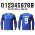 Football goalkeeper goalkeeper jersey set, men's and women's long eeed protectie jersey, dragon's shirt, training and competition form, cross-border exclusie supply.